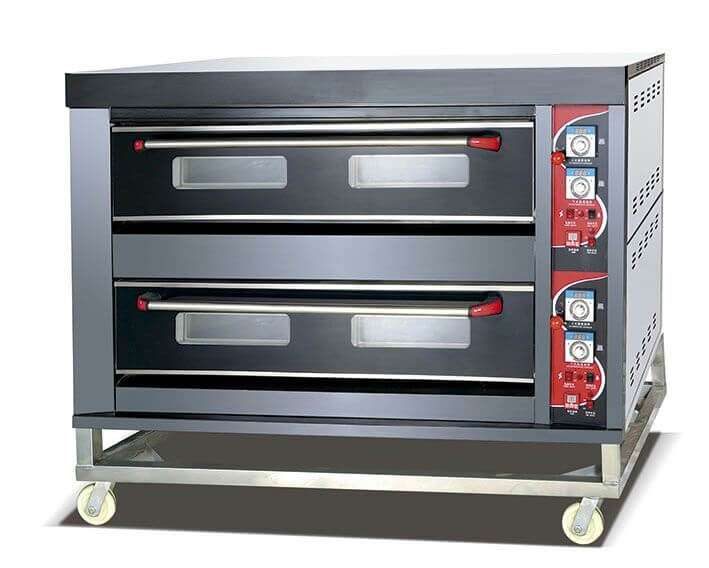 oven gas 2 deck 6 tray